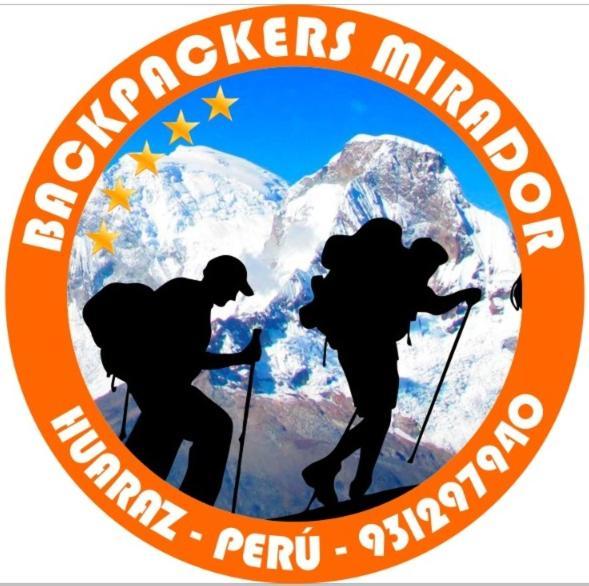 Backpakers Mirador Apartman Huaraz Kültér fotó